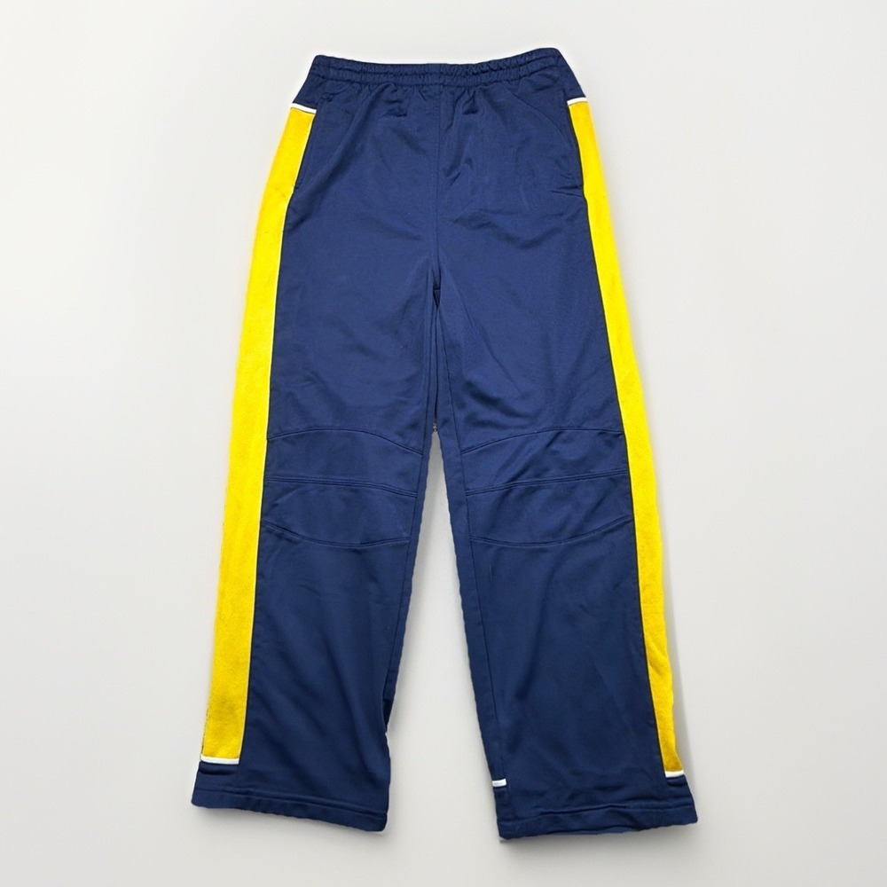 Vtg 90s Nike Team Joggers Michigan Mens Medium Navy Blue NBA Basketball Warm Up